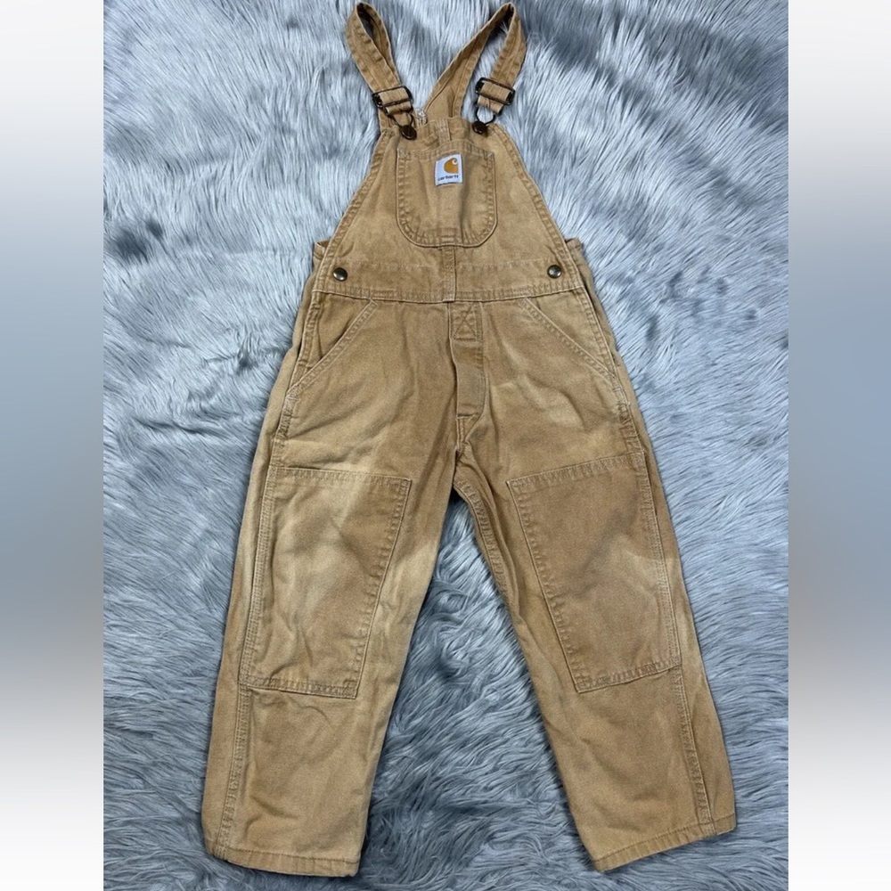 Carhartt Made USA Duck Bib Y11 BRN Overalls